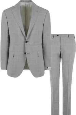 Corneliani Luxury|Kostuums^Heren 2-delig kostuum grijs