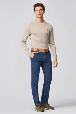 Meyer Waldbrol Modern Classics|Broeken^Heren jeans blauw