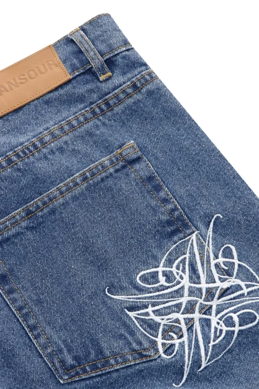 Mansour Designer|Broeken^Heren jeans blauw