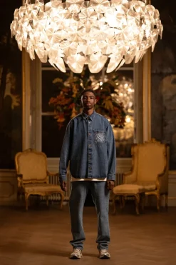 Mansour Designer|Broeken^Heren jeans blauw