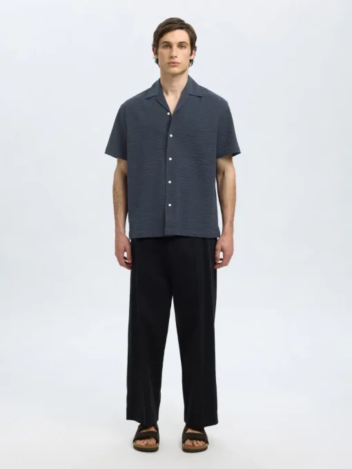 Selected Jeans & Casuals|Overhemden^Heren overhemd km casual blauw