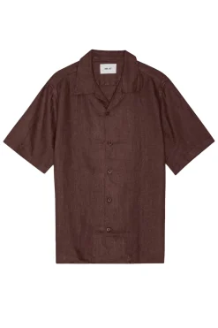 NN07 Designer|Overhemden^Heren overhemd km casual bruin