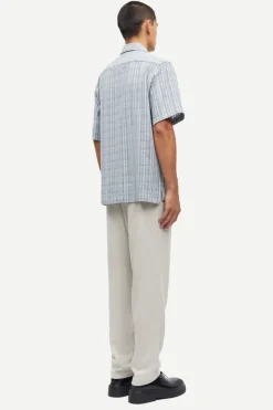 Samsøe Samsøe Designer|Overhemden^Heren overhemd km casual blauw