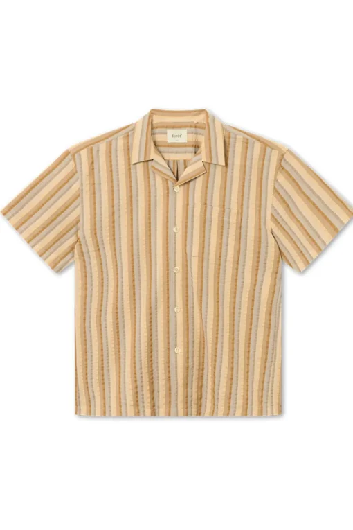 Foret Outlet^Heren overhemd km casual bruin