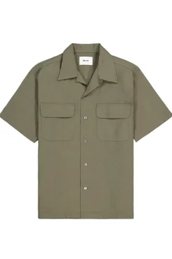 NN07 Outlet^Heren overhemd km casual groen