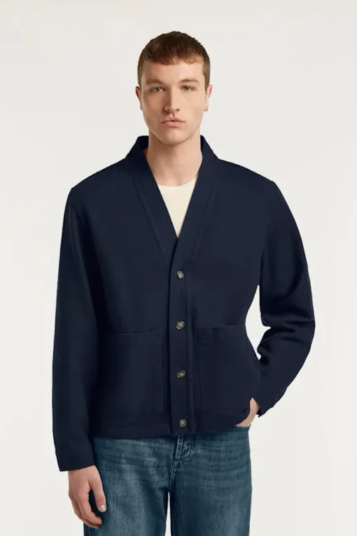 Denham Jeans & Casuals|Overhemden^Heren overhemd lm casual blauw