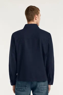 Denham Jeans & Casuals|Overhemden^Heren overhemd lm casual blauw
