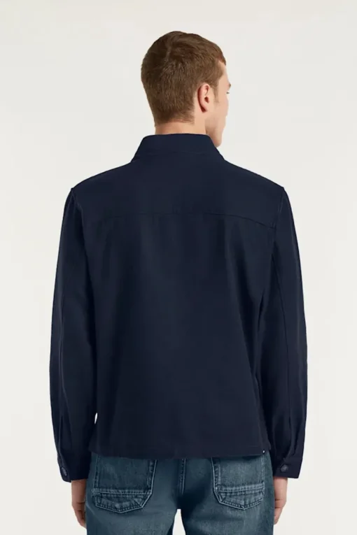 Denham Jeans & Casuals|Overhemden^Heren overhemd lm casual blauw