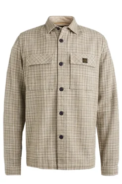 PME Legend Jeans & Casuals|Overhemden^Heren overhemd lm casual groen
