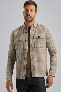 PME Legend Jeans & Casuals|Overhemden^Heren overhemd lm casual groen
