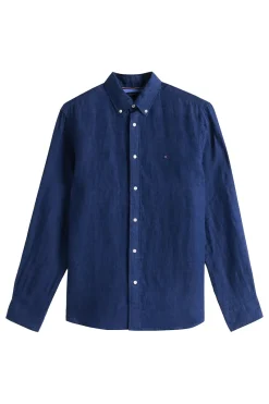 Tommy Hilfiger Jeans & Casuals|Overhemden^Heren overhemd lm casual blauw