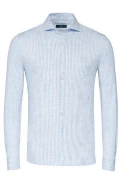 Desoto Luxury Designer|Overhemden^Heren overhemd lm casual blauw