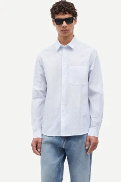 Samsøe Samsøe Designer|Overhemden^Heren overhemd lm casual wit