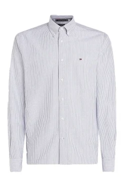 Tommy Hilfiger Jeans & Casuals|Overhemden^Heren overhemd lm casual blauw