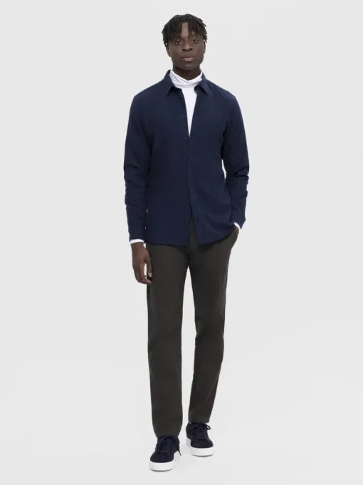 Selected Jeans & Casuals|Overhemden^Heren overhemd lm casual blauw