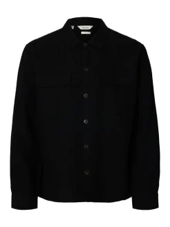 Selected Jeans & Casuals|Overhemden^Heren overhemd lm casual zwart