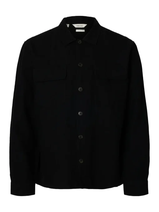 Selected Jeans & Casuals|Overhemden^Heren overhemd lm casual zwart