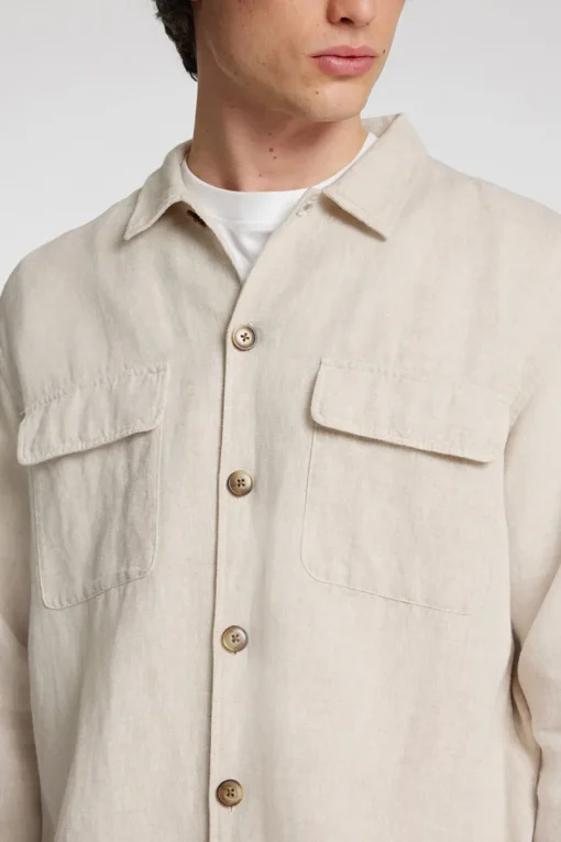 Selected Jeans & Casuals|Overhemden^Heren overhemd lm casual bruin
