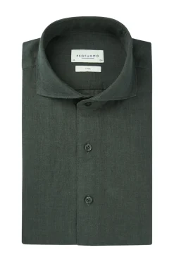 Profuomo Modern Classics|Overhemden^Heren overhemd lm casual groen