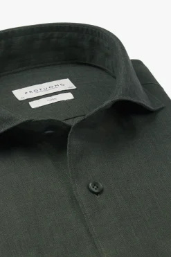 Profuomo Modern Classics|Overhemden^Heren overhemd lm casual groen