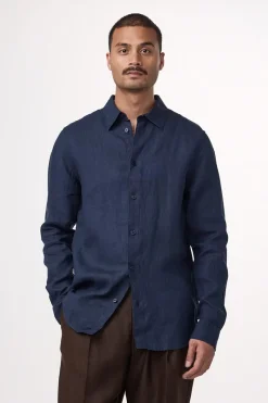 NN07 Designer|Overhemden^Heren overhemd lm casual blauw