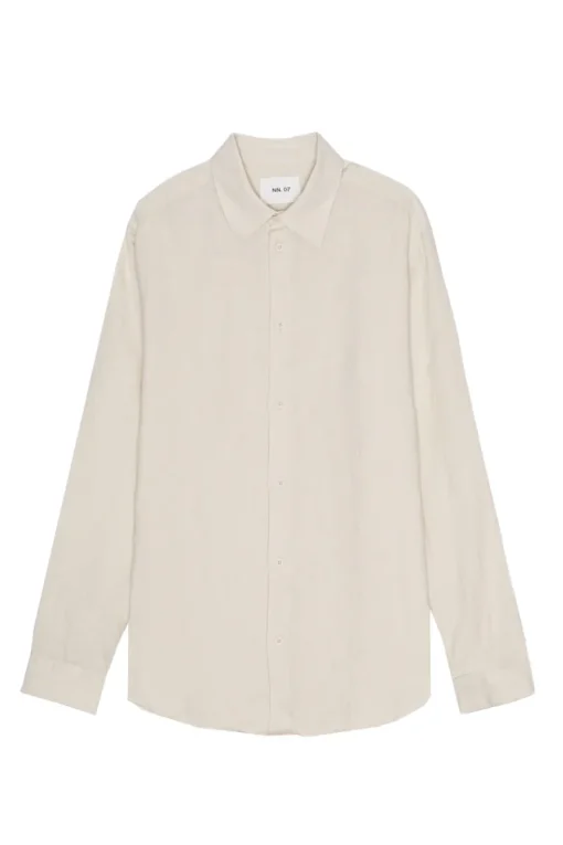 NN07 Designer|Overhemden^Heren overhemd lm casual ecru