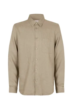 Samsøe Samsøe Designer|Overhemden^Heren overhemd lm casual bruin