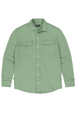 Butcher of Blue Designer|Overhemden^Heren overhemd lm casual groen