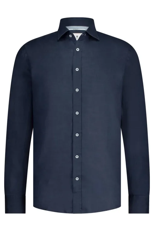 State of Art Designer|Overhemden^Heren overhemd lm casual blauw