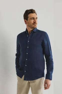 State of Art Designer|Overhemden^Heren overhemd lm casual blauw