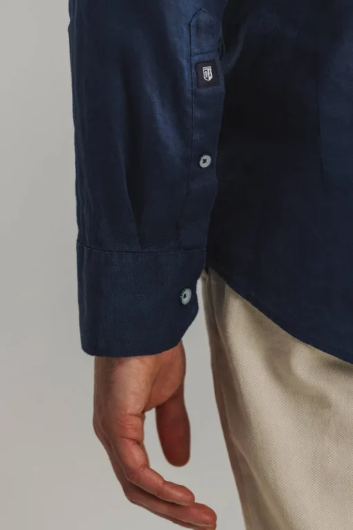 State of Art Designer|Overhemden^Heren overhemd lm casual blauw
