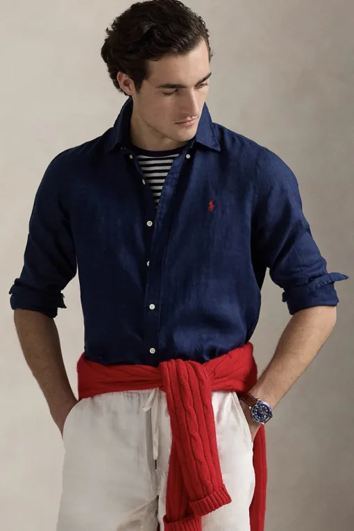 Polo Ralph Lauren Designer|Overhemden^Heren overhemd lm casual blauw