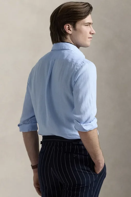 Polo Ralph Lauren Designer|Overhemden^Heren overhemd lm casual blauw