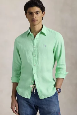 Polo Ralph Lauren Designer|Overhemden^Heren overhemd lm casual groen