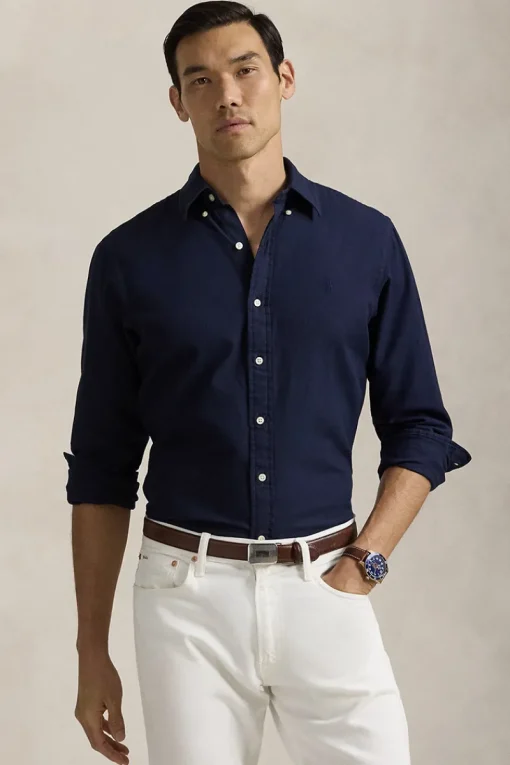 Polo Ralph Lauren Designer|Overhemden^Heren overhemd lm casual blauw