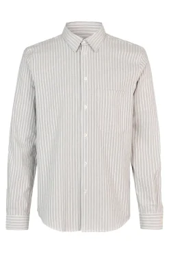 Samsøe Samsøe Designer|Overhemden^Heren overhemd lm casual bruin