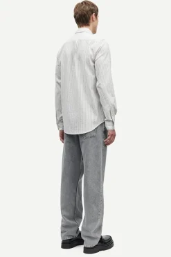 Samsøe Samsøe Designer|Overhemden^Heren overhemd lm casual bruin