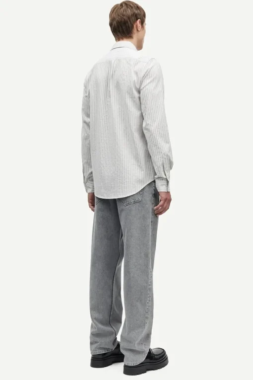 Samsøe Samsøe Designer|Overhemden^Heren overhemd lm casual bruin