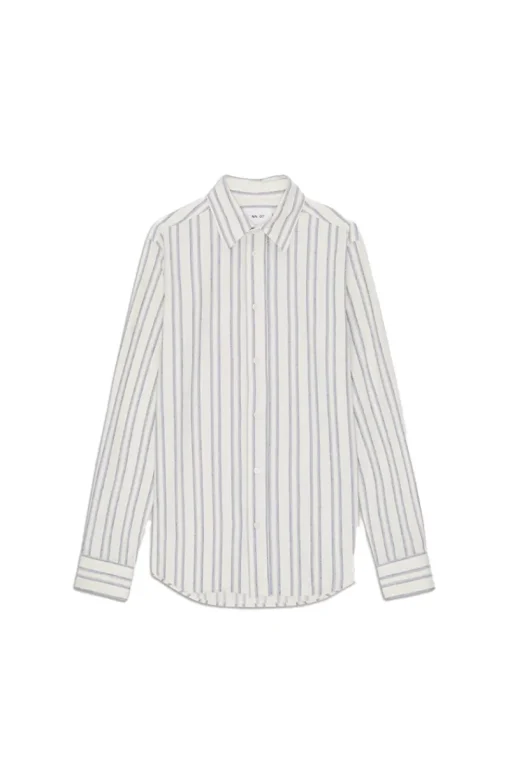 NN07 Designer|Overhemden^Heren overhemd lm casual grijs