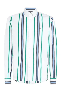 Tommy Hilfiger Outlet^Heren overhemd lm casual blauw