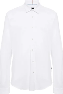 Boss Black Luxury|Overhemden^Heren overhemd lm casual wit