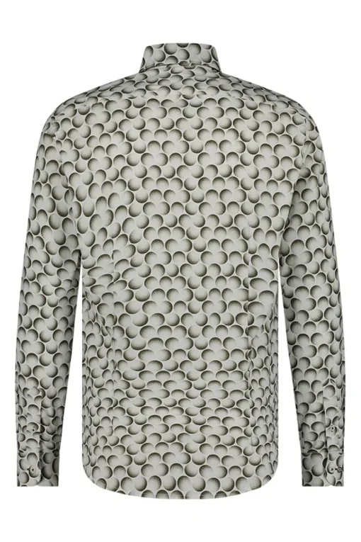 Blue Industry Outlet^Heren overhemd lm casual groen