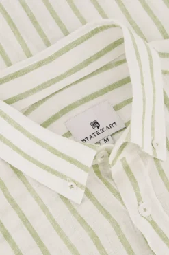State of Art Outlet^Heren overhemd lm casual wit