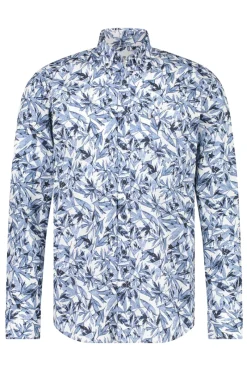 State of Art Outlet^Heren overhemd lm casual wit