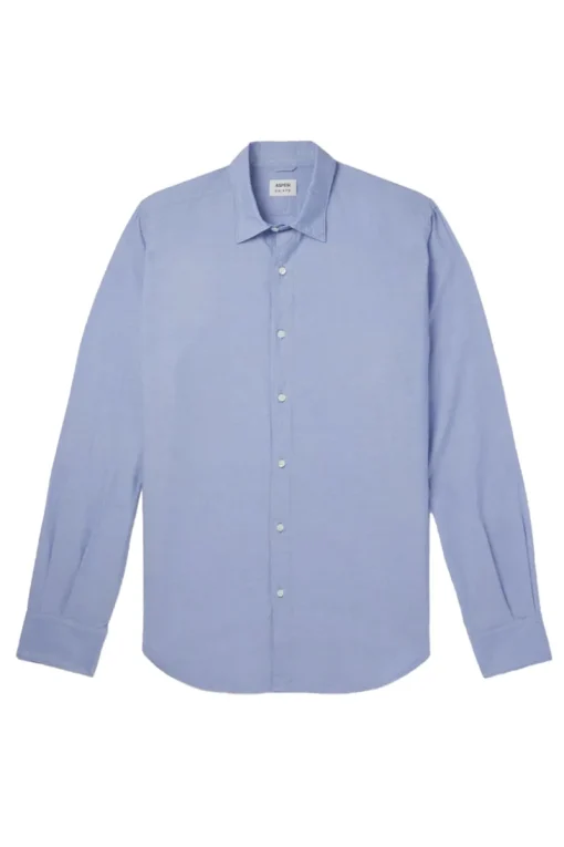 Aspesi Outlet^Heren overhemd lm casual blauw
