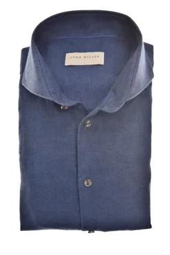 John Miller Modern Classics|Overhemden^Heren overhemd lm dressual blauw