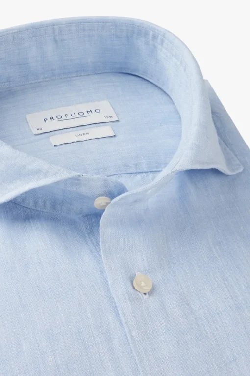 Profuomo Modern Classics|Overhemden^Heren overhemd lm dressual blauw