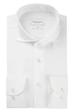 Profuomo Modern Classics|Overhemden^Heren overhemd lm dressual wit