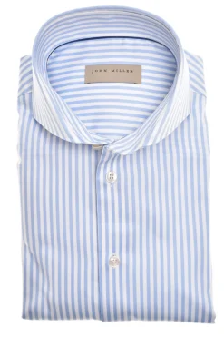 John Miller Modern Classics|Overhemden^Heren overhemd lm dressual blauw