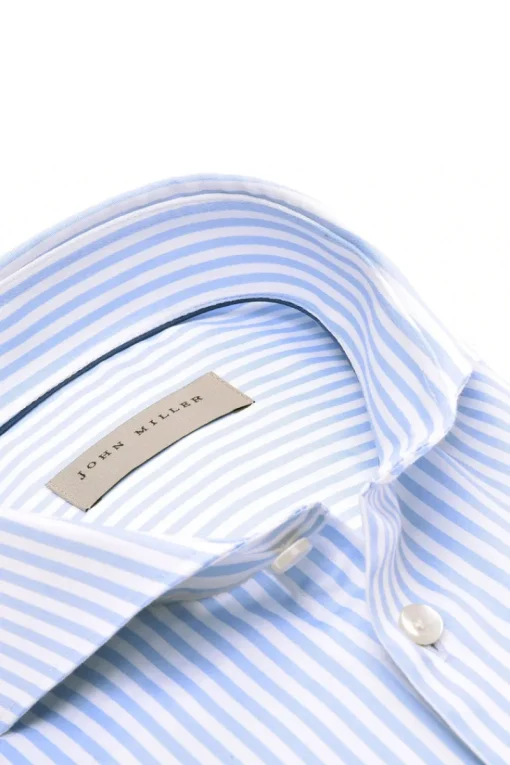 John Miller Modern Classics|Overhemden^Heren overhemd lm dressual blauw